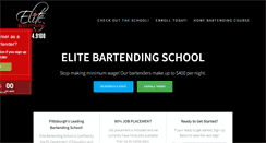 Desktop Screenshot of elitebartend.com